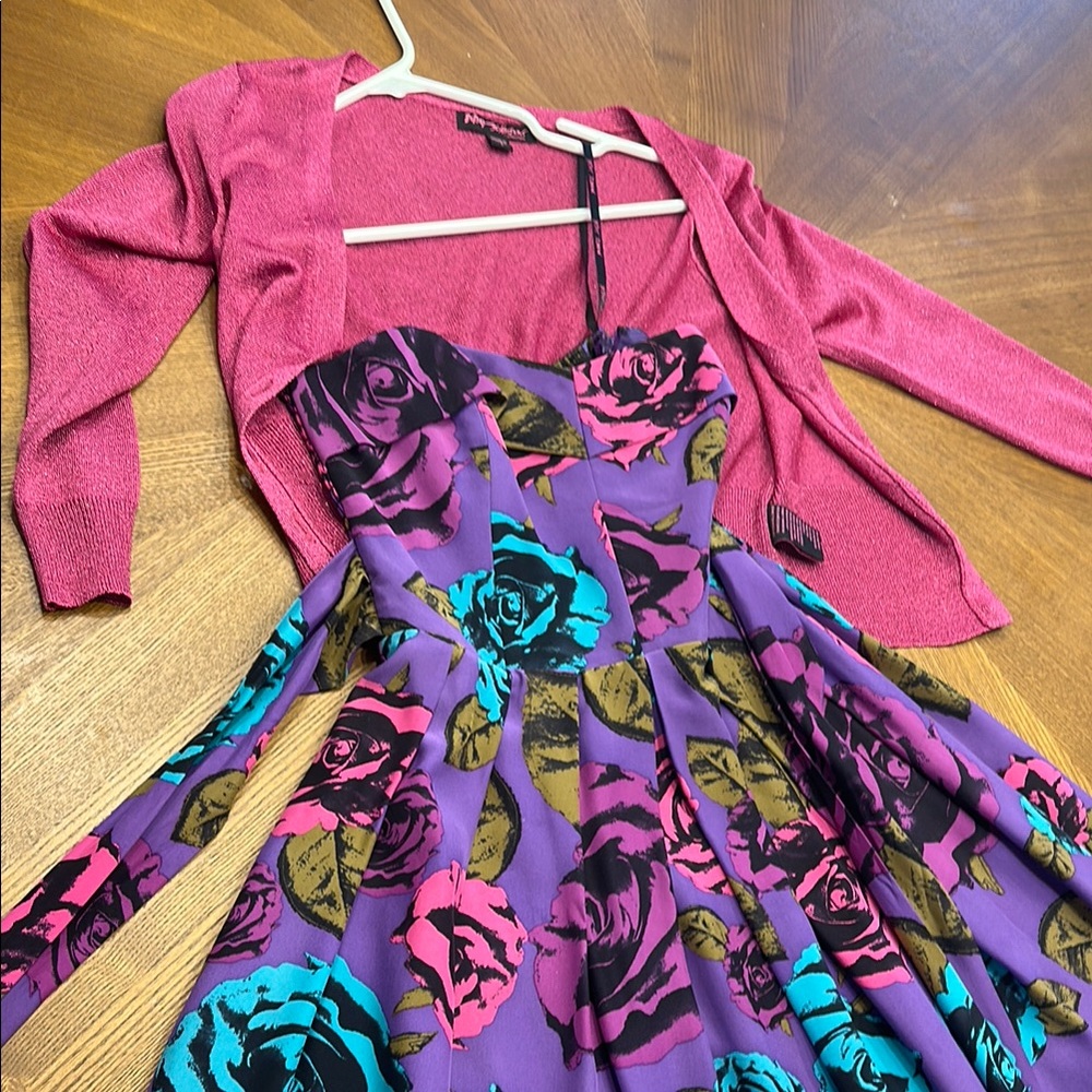 Betsey Johnson Sparkling Pink Knit Top